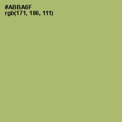 #ABBA6F - Green Smoke Color Image