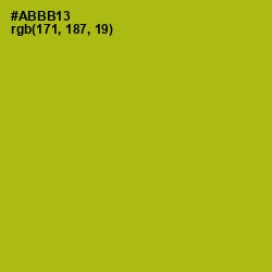 #ABBB13 - Sahara Color Image