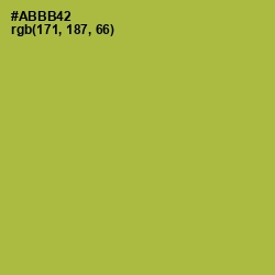 #ABBB42 - Olive Green Color Image