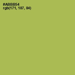 #ABBB54 - Olive Green Color Image