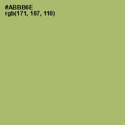 #ABBB6E - Green Smoke Color Image