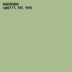 #ABBB90 - Schist Color Image