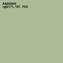 #ABBB96 - Schist Color Image