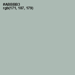 #ABBBB3 - Bombay Color Image