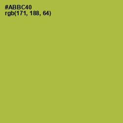 #ABBC40 - Olive Green Color Image