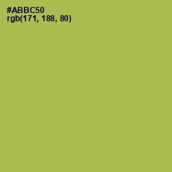 #ABBC50 - Olive Green Color Image