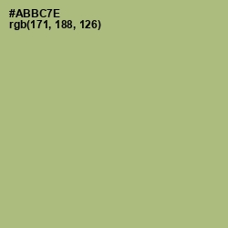 #ABBC7E - Green Smoke Color Image