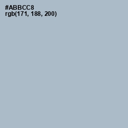 #ABBCC8 - Cadet Blue Color Image