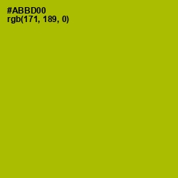 #ABBD00 - Sahara Color Image