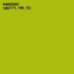 #ABBD0F - Sahara Color Image
