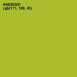 #ABBD2D - Citron Color Image