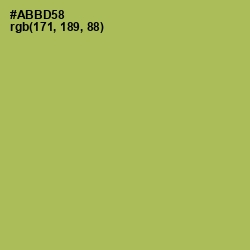 #ABBD58 - Olive Green Color Image