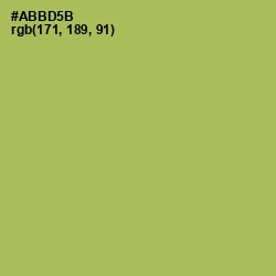 #ABBD5B - Olive Green Color Image
