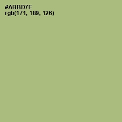 #ABBD7E - Green Smoke Color Image