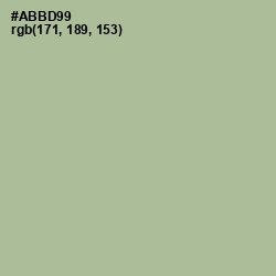 #ABBD99 - Norway Color Image