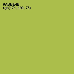 #ABBE4B - Olive Green Color Image