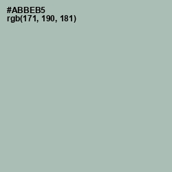 #ABBEB5 - Tower Gray Color Image