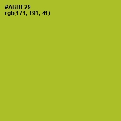 #ABBF29 - Citron Color Image