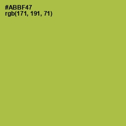 #ABBF47 - Olive Green Color Image