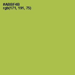 #ABBF4B - Olive Green Color Image