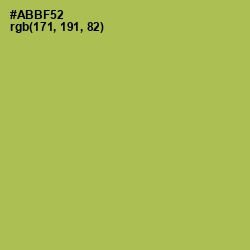 #ABBF52 - Olive Green Color Image