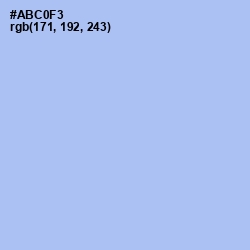 #ABC0F3 - Spindle Color Image