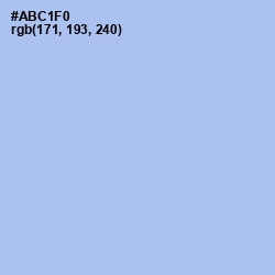 #ABC1F0 - Spindle Color Image