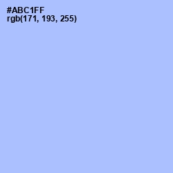 #ABC1FF - Spindle Color Image