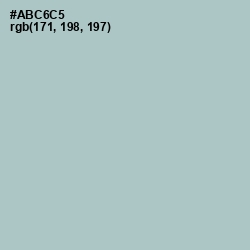 #ABC6C5 - Opal Color Image