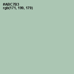 #ABC7B3 - Spring Rain Color Image