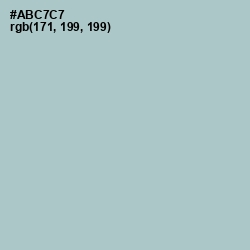 #ABC7C7 - Opal Color Image