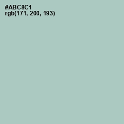 #ABC8C1 - Opal Color Image