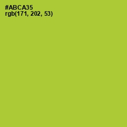 #ABCA35 - Key Lime Pie Color Image