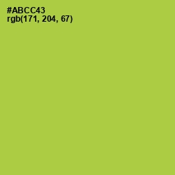 #ABCC43 - Conifer Color Image