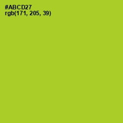 #ABCD27 - Key Lime Pie Color Image