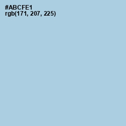 #ABCFE1 - Regent St Blue Color Image