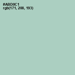 #ABD0C1 - Opal Color Image