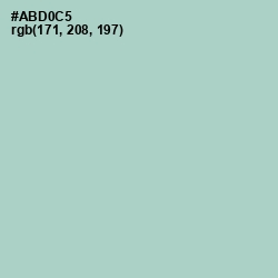 #ABD0C5 - Opal Color Image