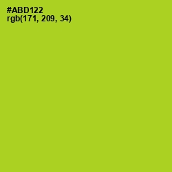 #ABD122 - Key Lime Pie Color Image