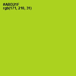 #ABD21F - Bahia Color Image