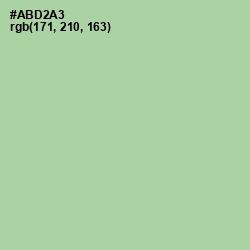 #ABD2A3 - Moss Green Color Image