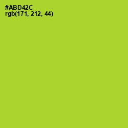 #ABD42C - Key Lime Pie Color Image