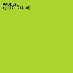 #ABD62E - Key Lime Pie Color Image