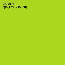 #ABD71E - Bahia Color Image