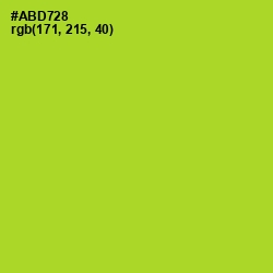 #ABD728 - Key Lime Pie Color Image