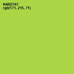 #ABD747 - Conifer Color Image