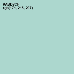 #ABD7CF - Jet Stream Color Image