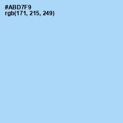 #ABD7F9 - Regent St Blue Color Image