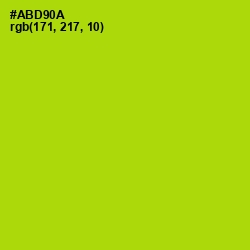 #ABD90A - Bahia Color Image