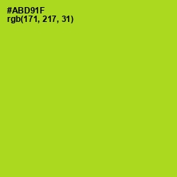 #ABD91F - Bahia Color Image